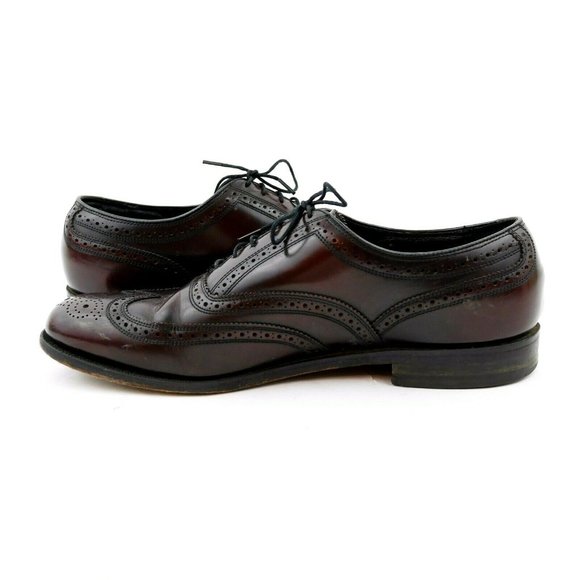 FLORSHEIM Brown Leather Wingtip Oxfords Dress Shoe main image 7
